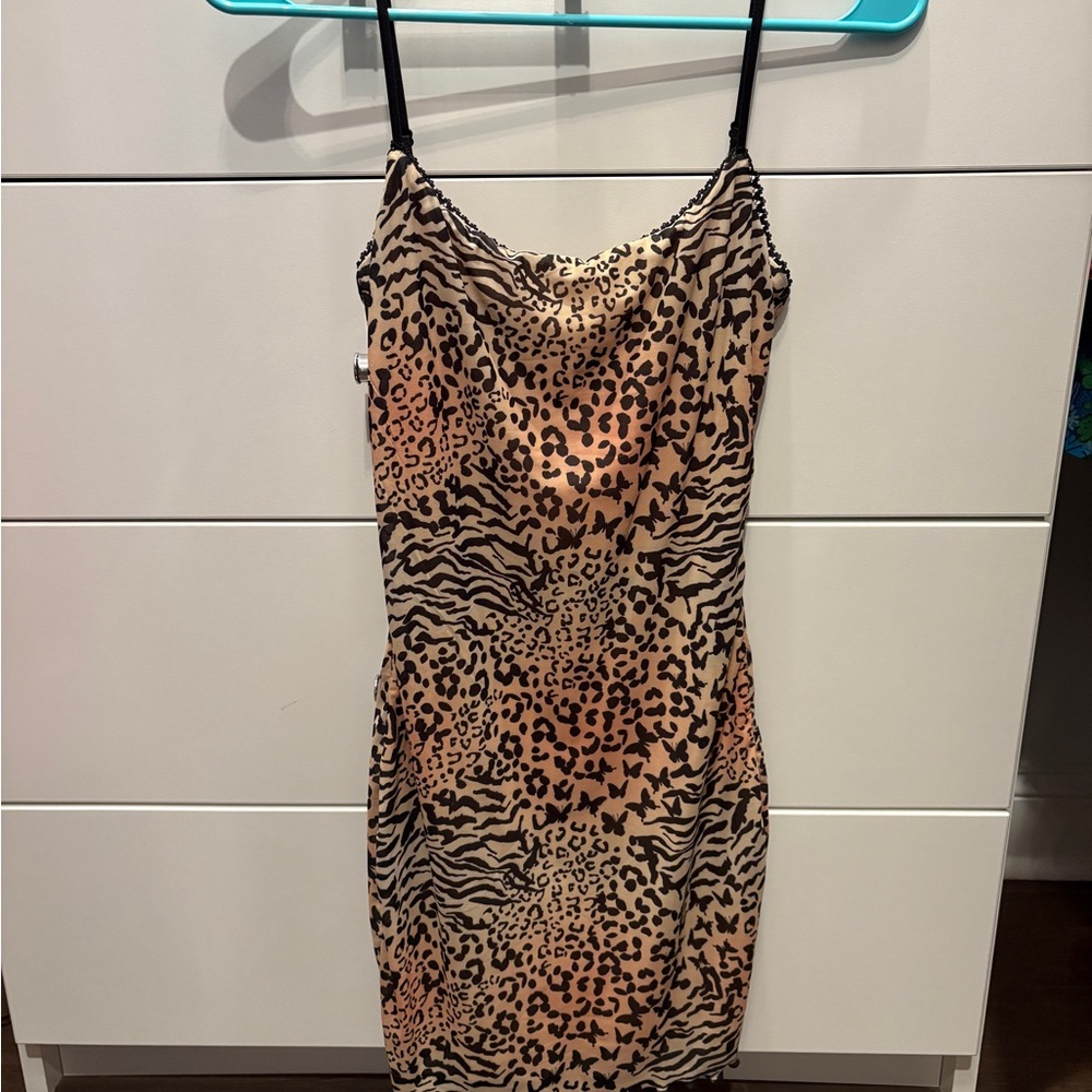 Princess Polly Animal Print Mini Dress